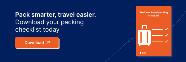 business travel packing checklist