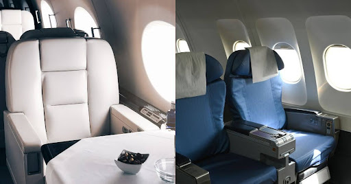 First Class and Business Class