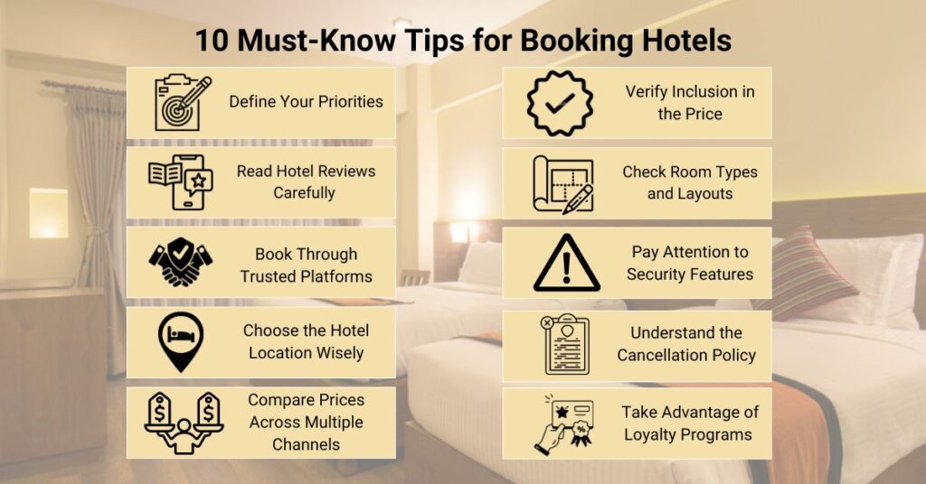 tips for booking hotels