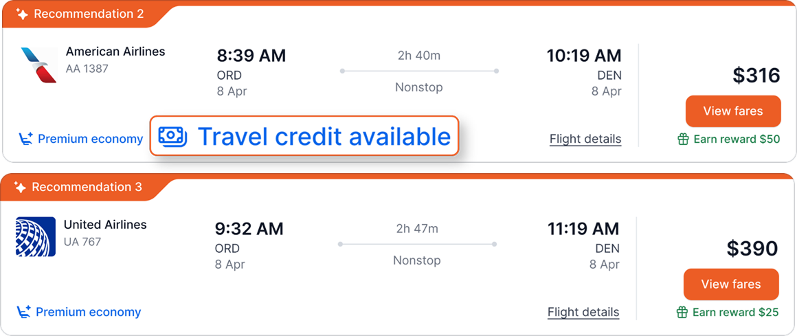 Recover Unused Flight Credits Automatically